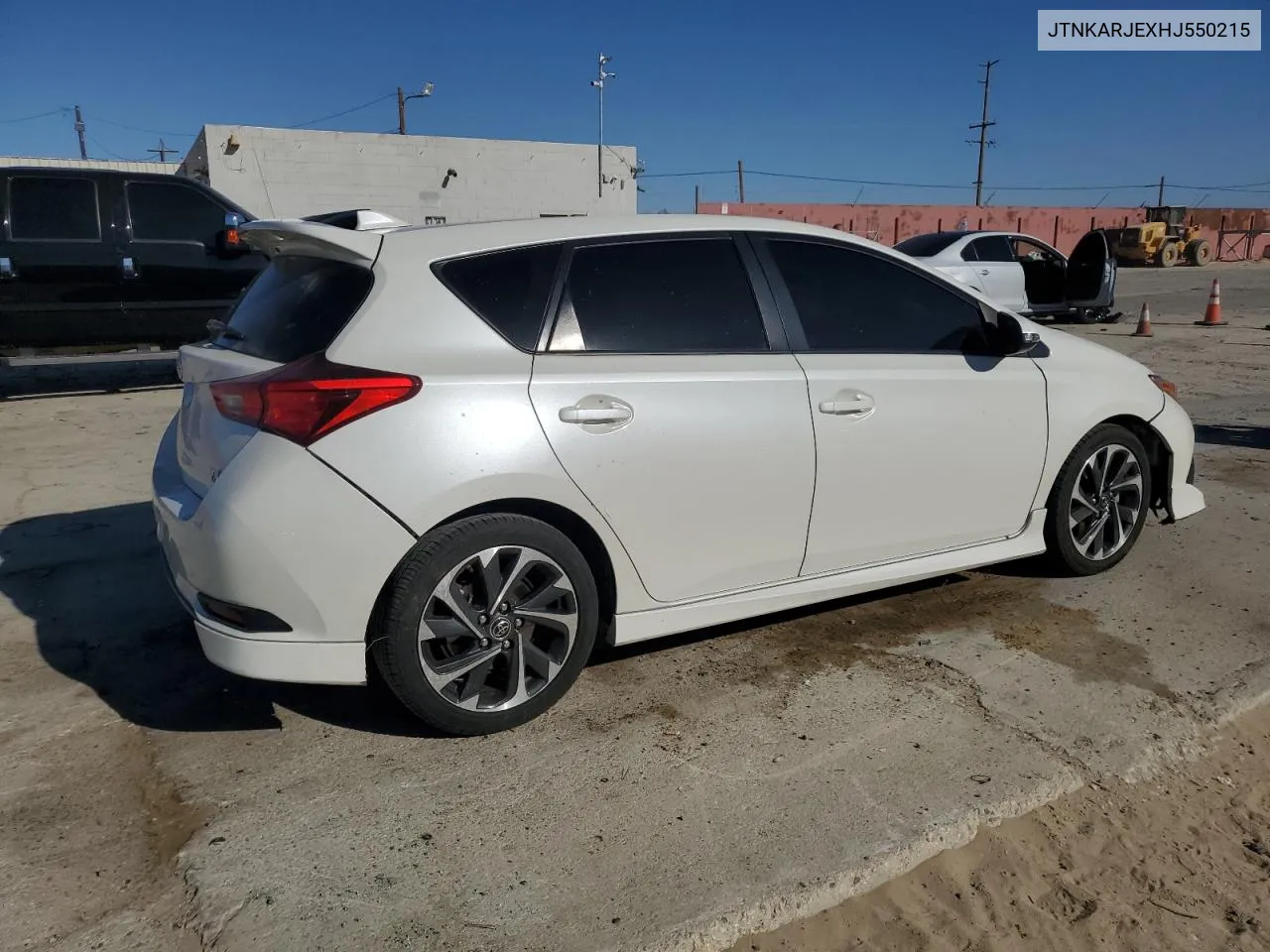 2017 Toyota Corolla Im VIN: JTNKARJEXHJ550215 Lot: 72782534