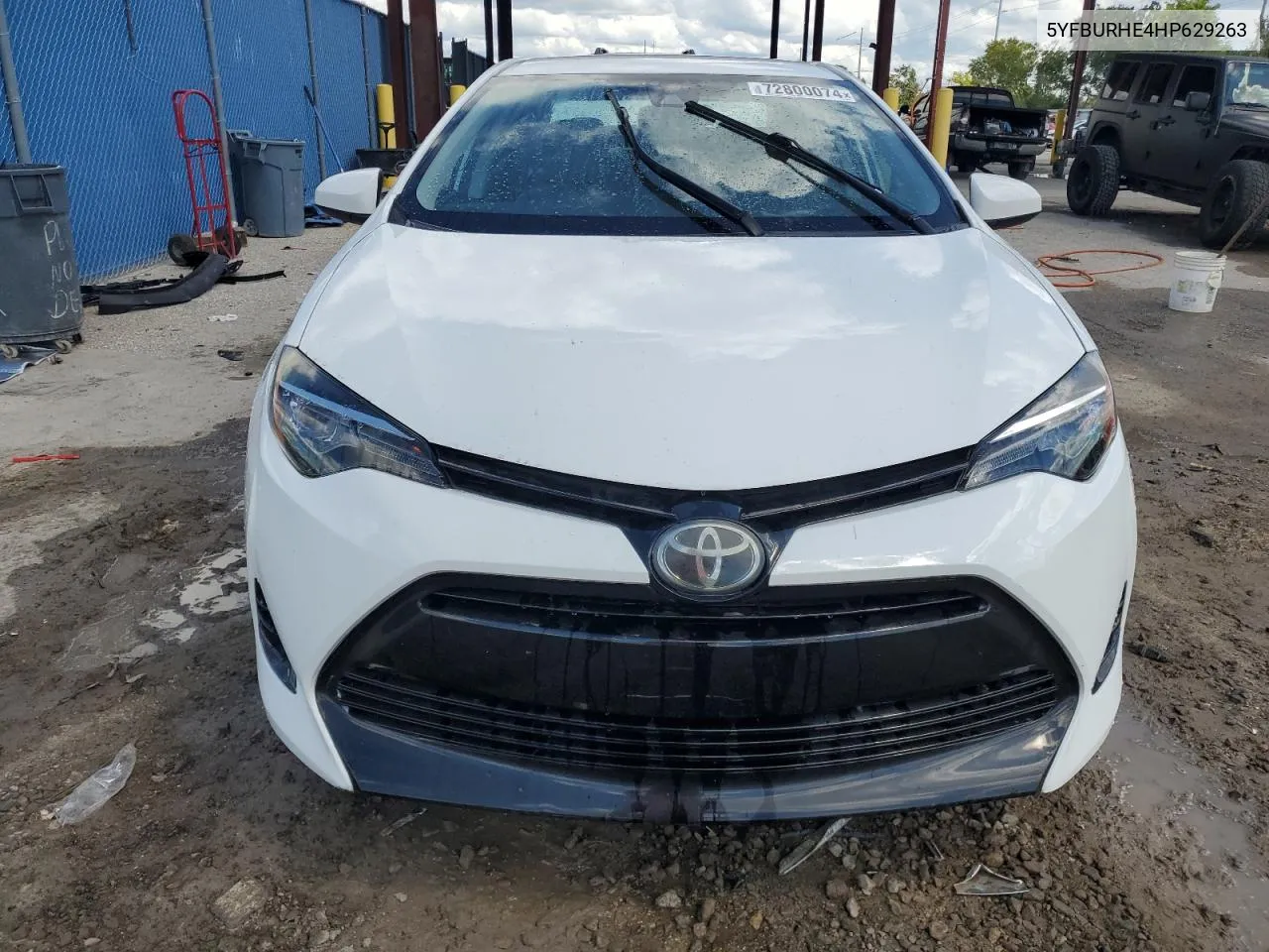 2017 Toyota Corolla L VIN: 5YFBURHE4HP629263 Lot: 72800074