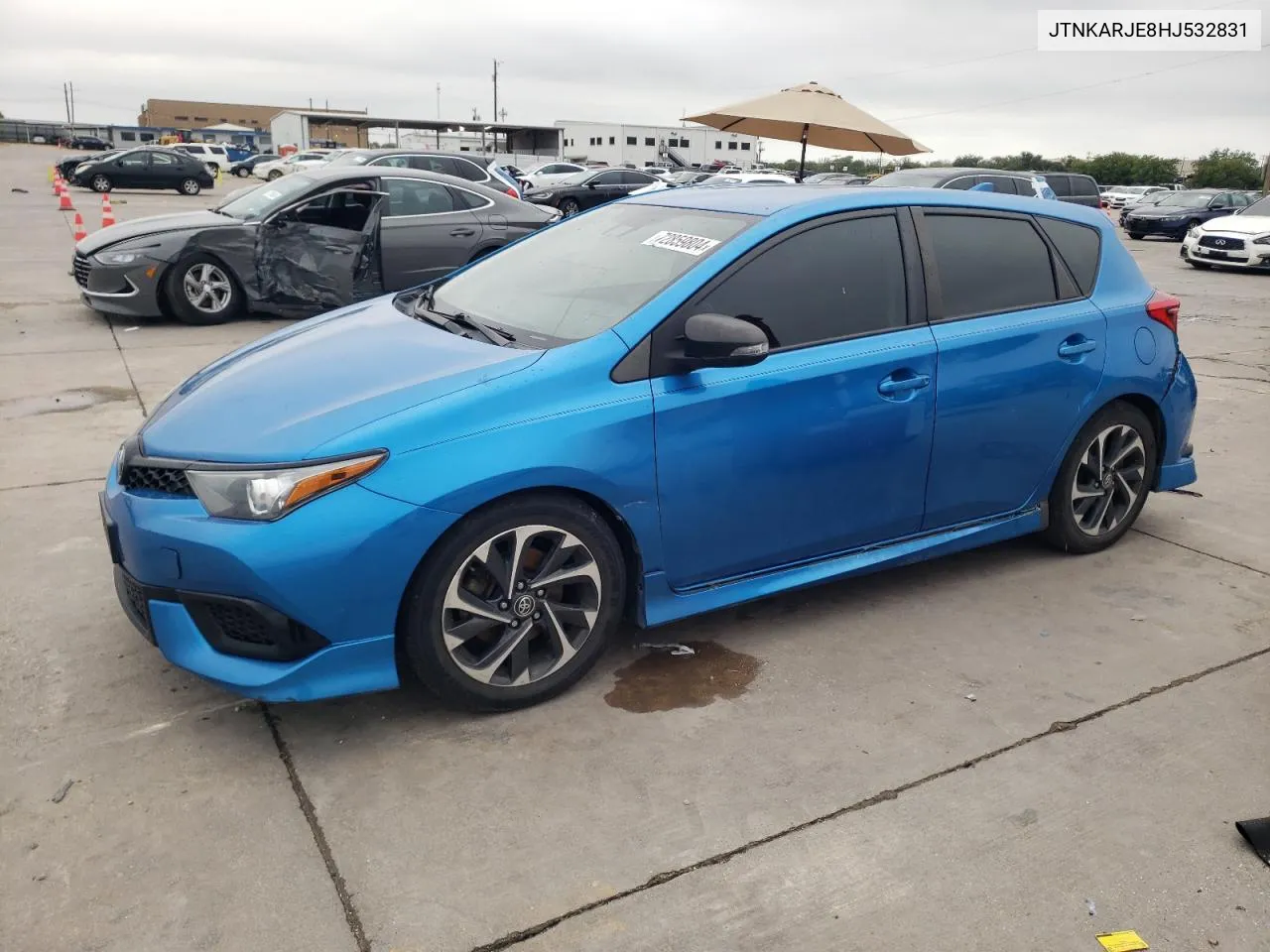 2017 Toyota Corolla Im VIN: JTNKARJE8HJ532831 Lot: 72859804