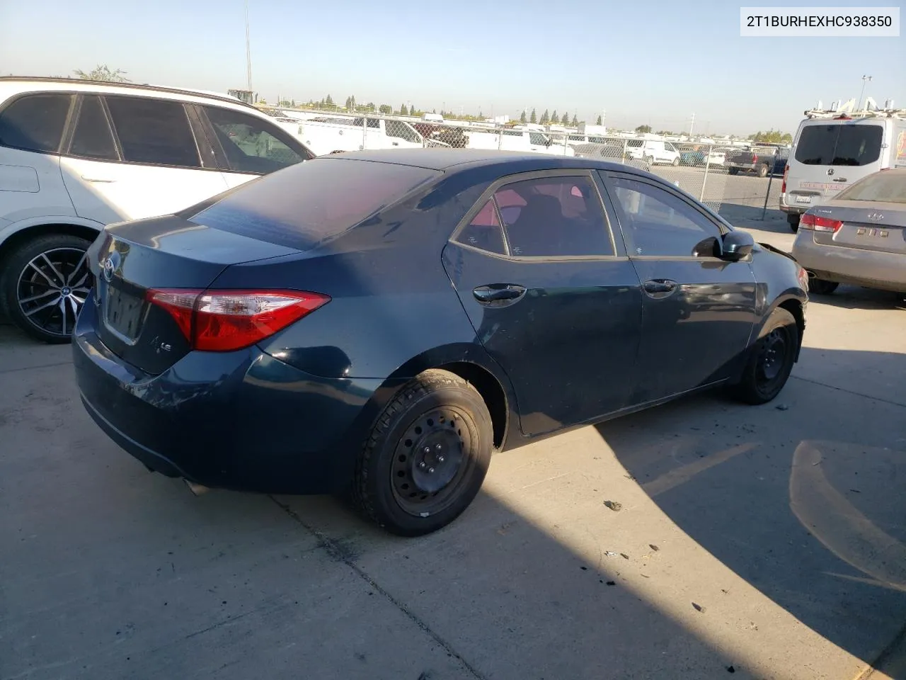 2017 Toyota Corolla L VIN: 2T1BURHEXHC938350 Lot: 72926644