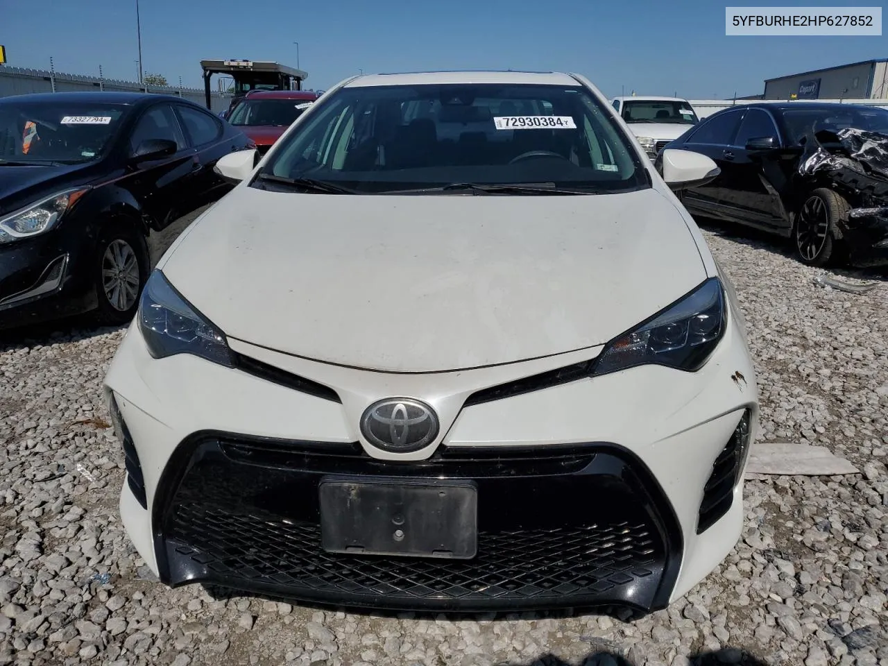 2017 Toyota Corolla L VIN: 5YFBURHE2HP627852 Lot: 72930384