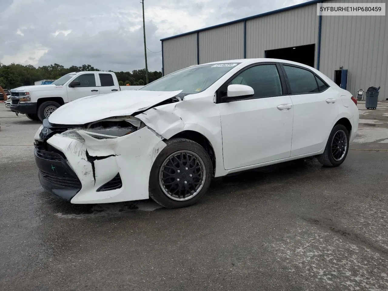 2017 Toyota Corolla L VIN: 5YFBURHE1HP680459 Lot: 73136204