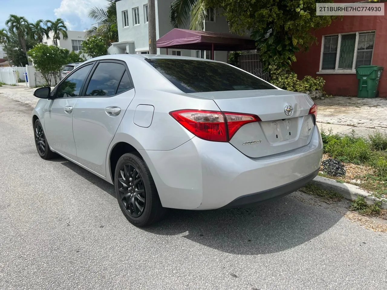 2017 Toyota Corolla L VIN: 2T1BURHE7HC774930 Lot: 73277244