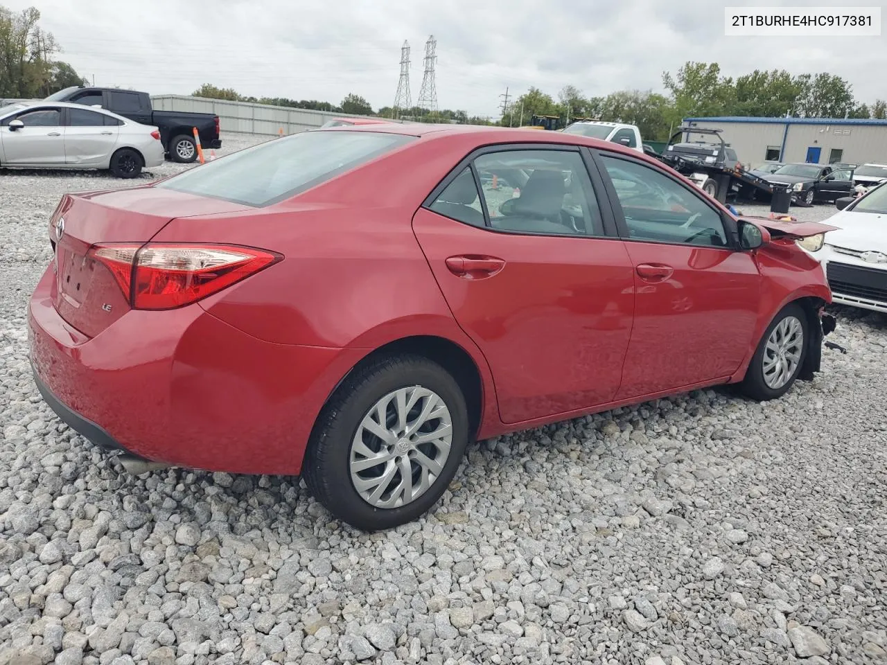 2017 Toyota Corolla L VIN: 2T1BURHE4HC917381 Lot: 73284194