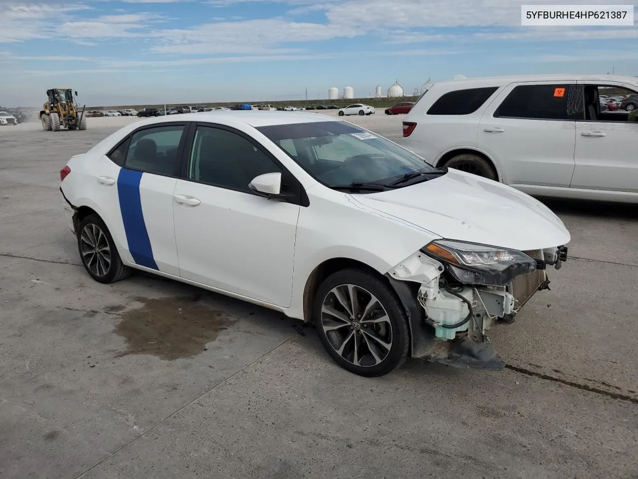 2017 Toyota Corolla L VIN: 5YFBURHE4HP621387 Lot: 73293574