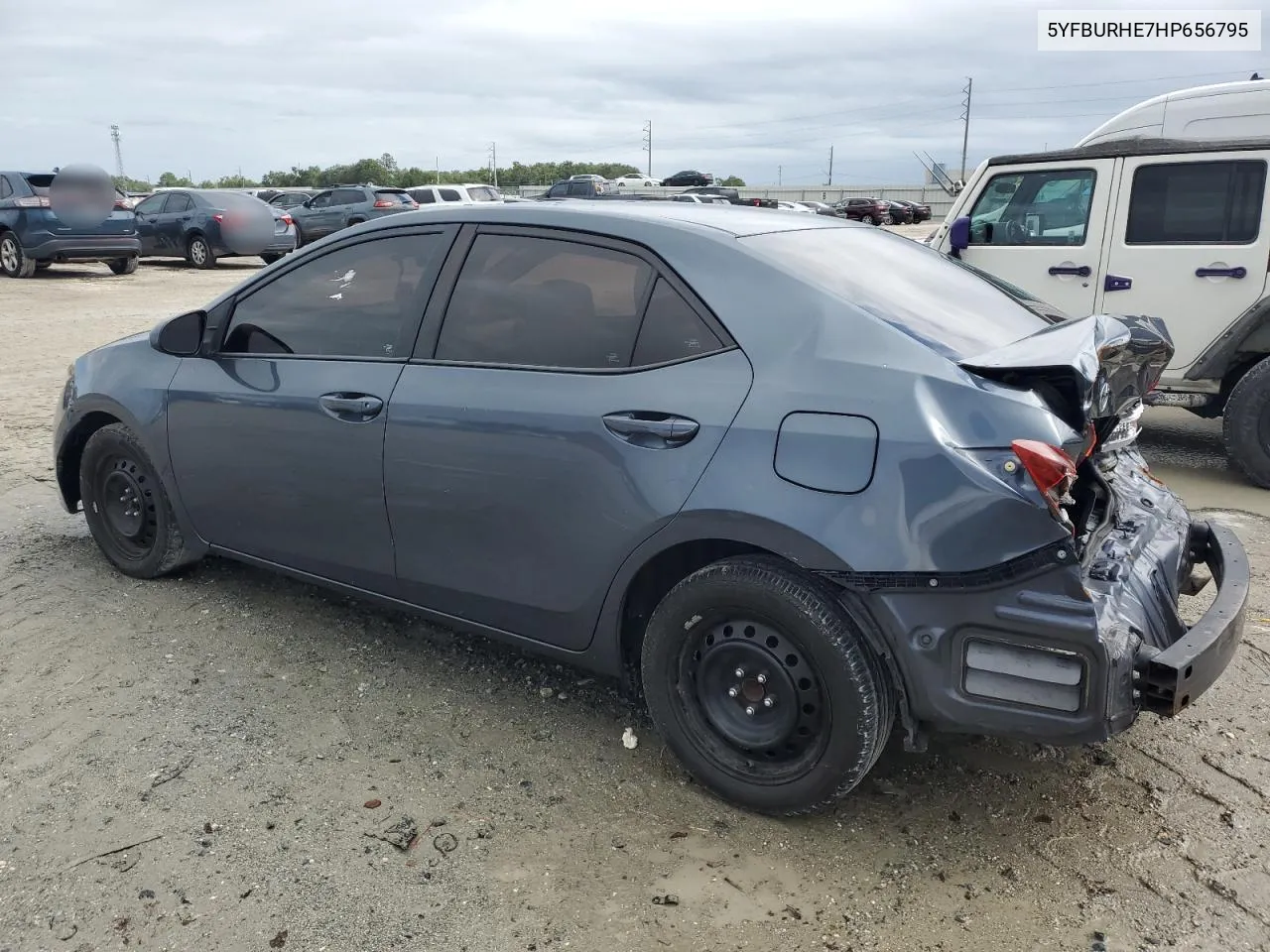 2017 Toyota Corolla L VIN: 5YFBURHE7HP656795 Lot: 73344174