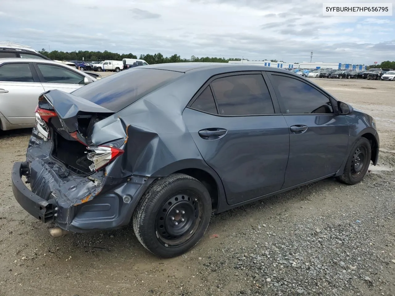 2017 Toyota Corolla L VIN: 5YFBURHE7HP656795 Lot: 73344174