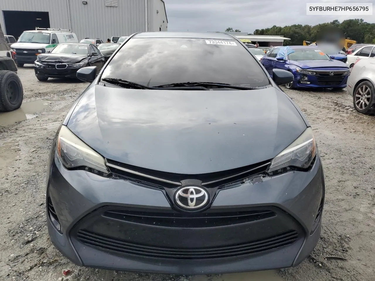 2017 Toyota Corolla L VIN: 5YFBURHE7HP656795 Lot: 73344174