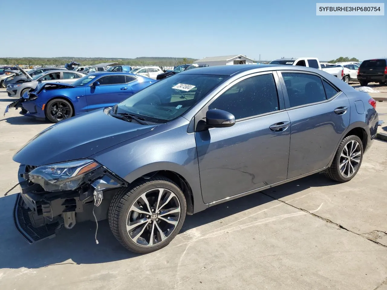 2017 Toyota Corolla L VIN: 5YFBURHE3HP680754 Lot: 73474904