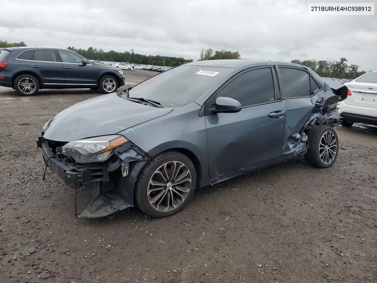 2017 Toyota Corolla L VIN: 2T1BURHE4HC938912 Lot: 73475204