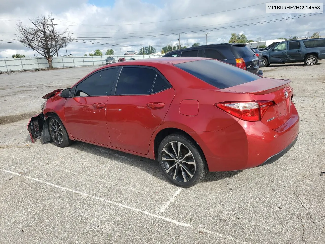 2017 Toyota Corolla L VIN: 2T1BURHE2HC914558 Lot: 73490694