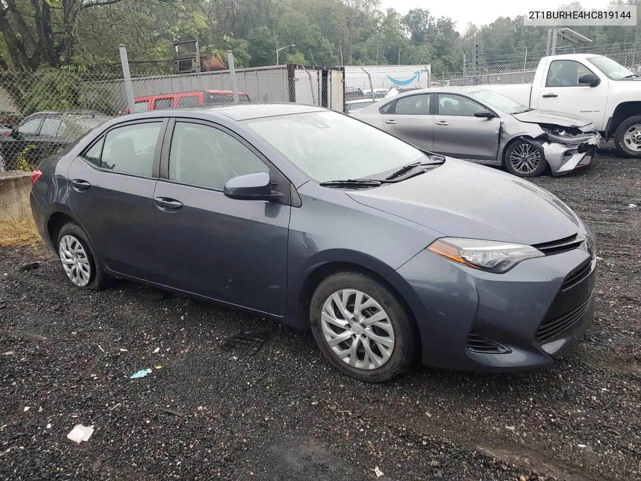 2T1BURHE4HC819144 2017 Toyota Corolla L