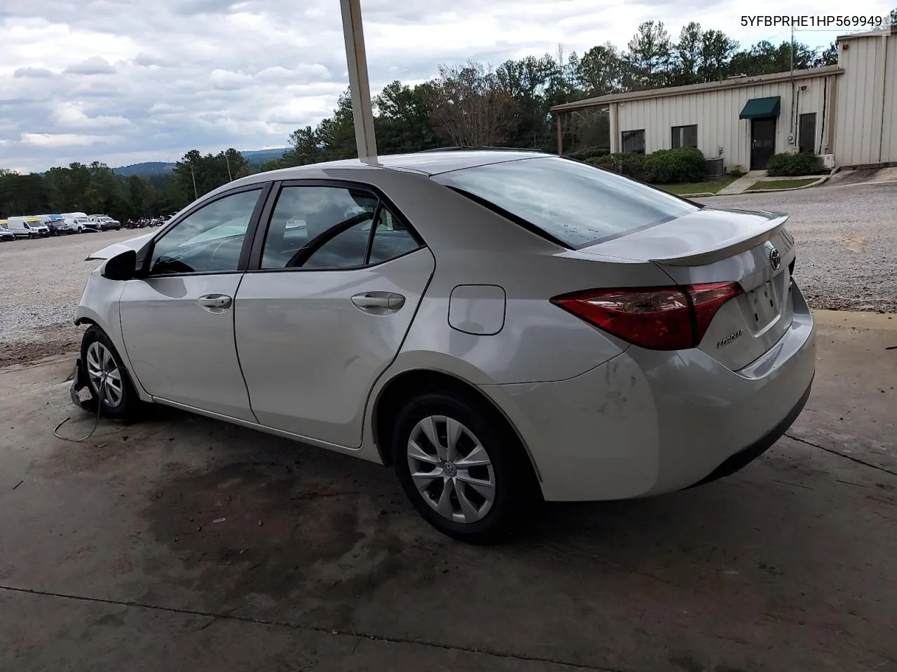 2017 Toyota Corolla Le Eco VIN: 5YFBPRHE1HP569949 Lot: 73520494