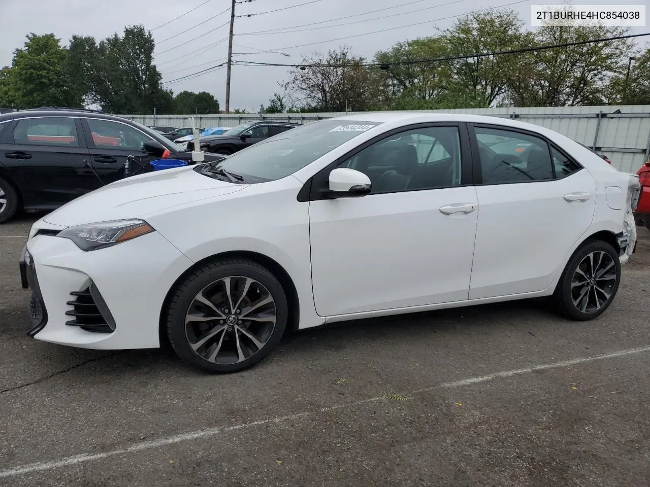 2017 Toyota Corolla L VIN: 2T1BURHE4HC854038 Lot: 73534344