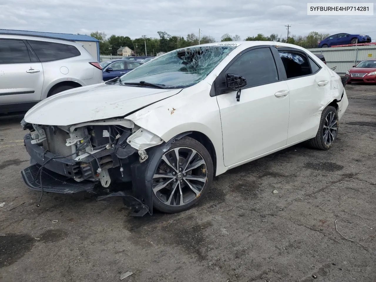 2017 Toyota Corolla L VIN: 5YFBURHE4HP714281 Lot: 73630604