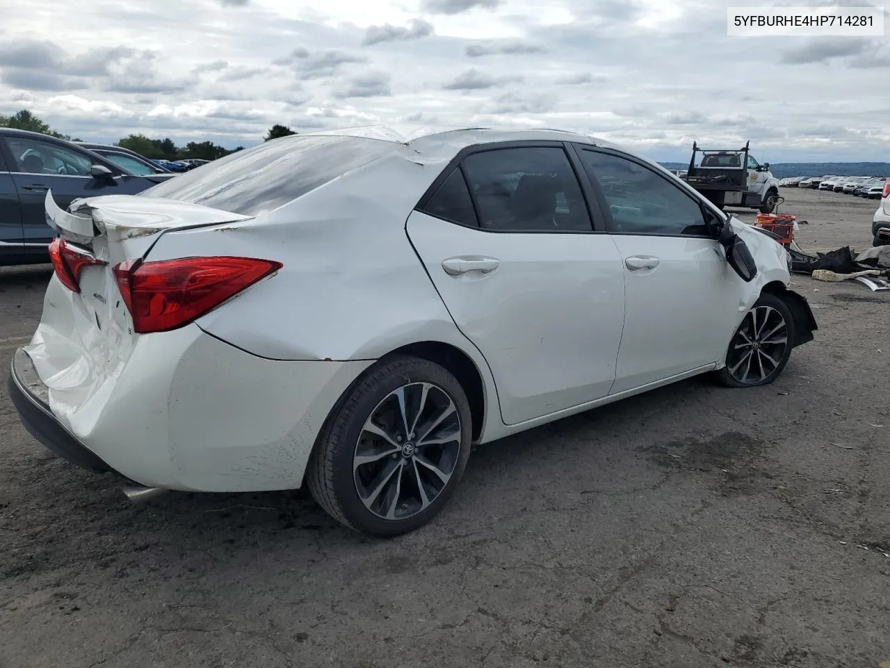 2017 Toyota Corolla L VIN: 5YFBURHE4HP714281 Lot: 73630604