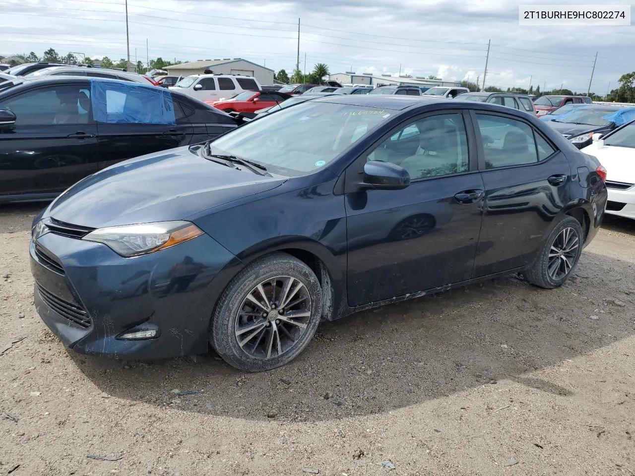 2017 Toyota Corolla L VIN: 2T1BURHE9HC802274 Lot: 73669724