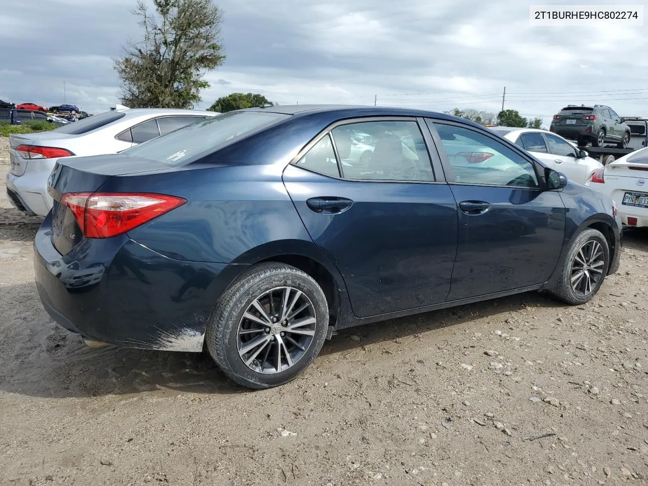 2017 Toyota Corolla L VIN: 2T1BURHE9HC802274 Lot: 73669724