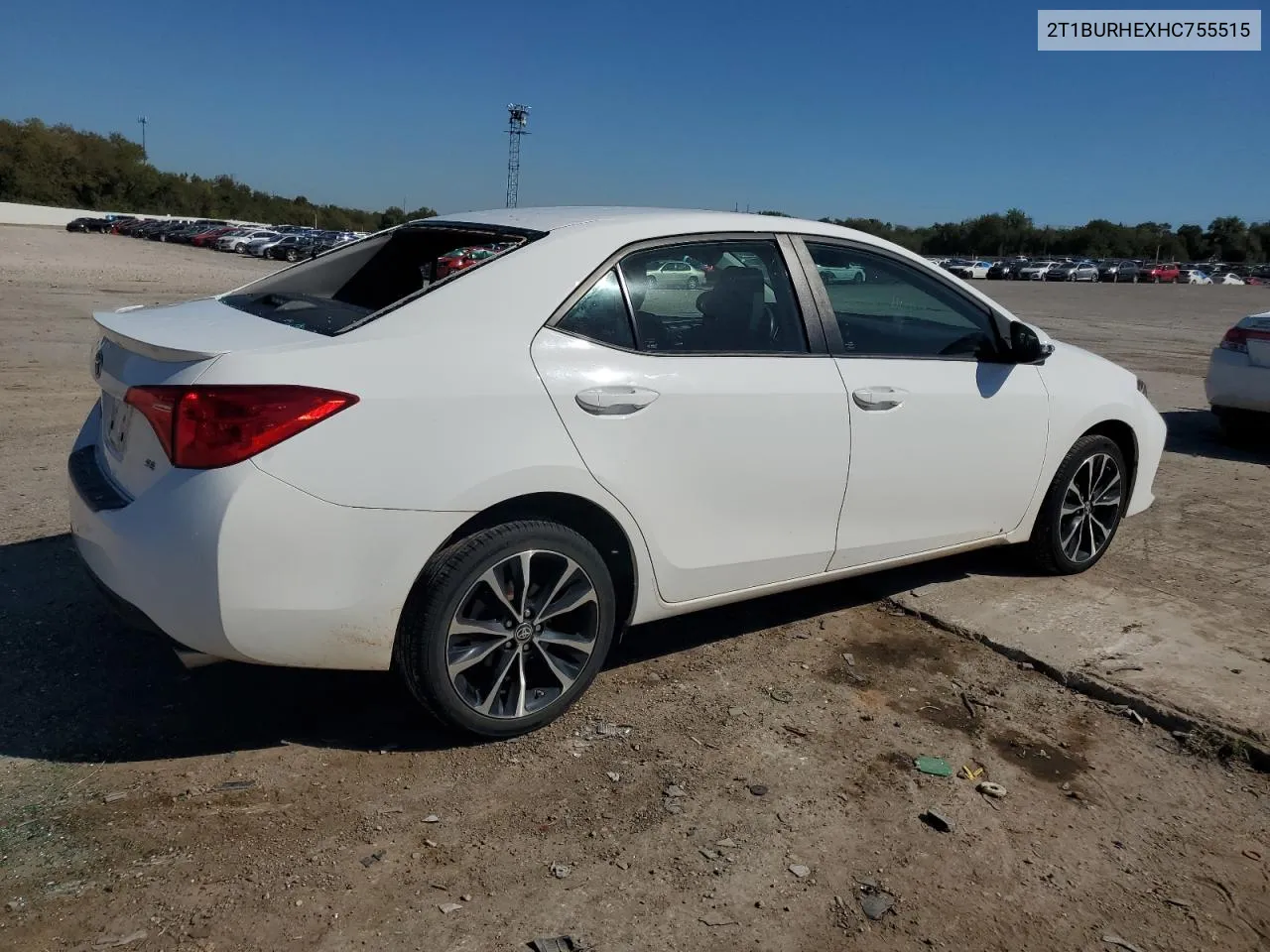 2017 Toyota Corolla L VIN: 2T1BURHEXHC755515 Lot: 73750954