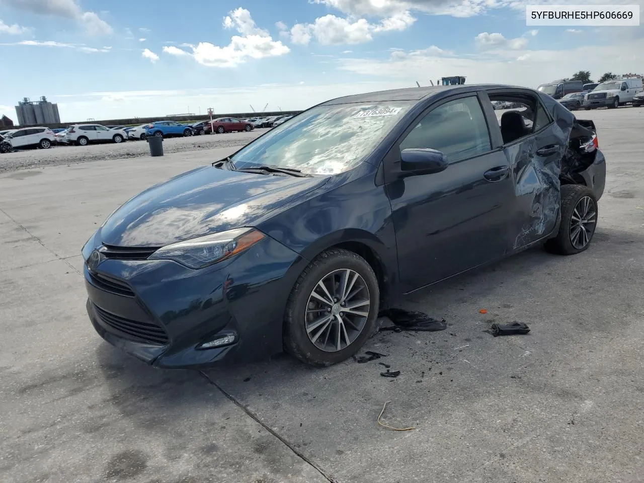 2017 Toyota Corolla L VIN: 5YFBURHE5HP606669 Lot: 73763094