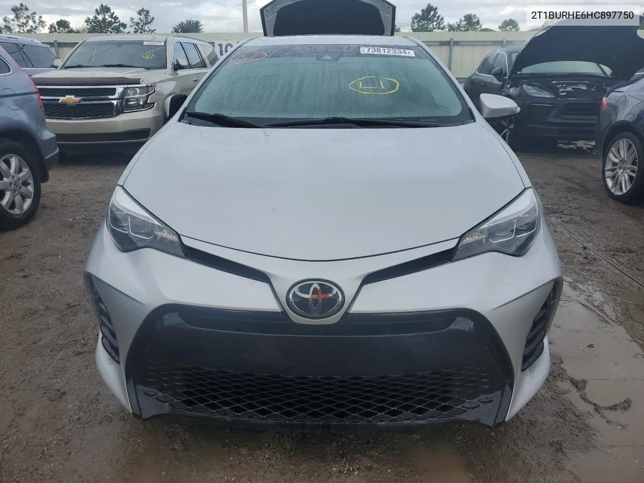 2017 Toyota Corolla L VIN: 2T1BURHE6HC897750 Lot: 73812334