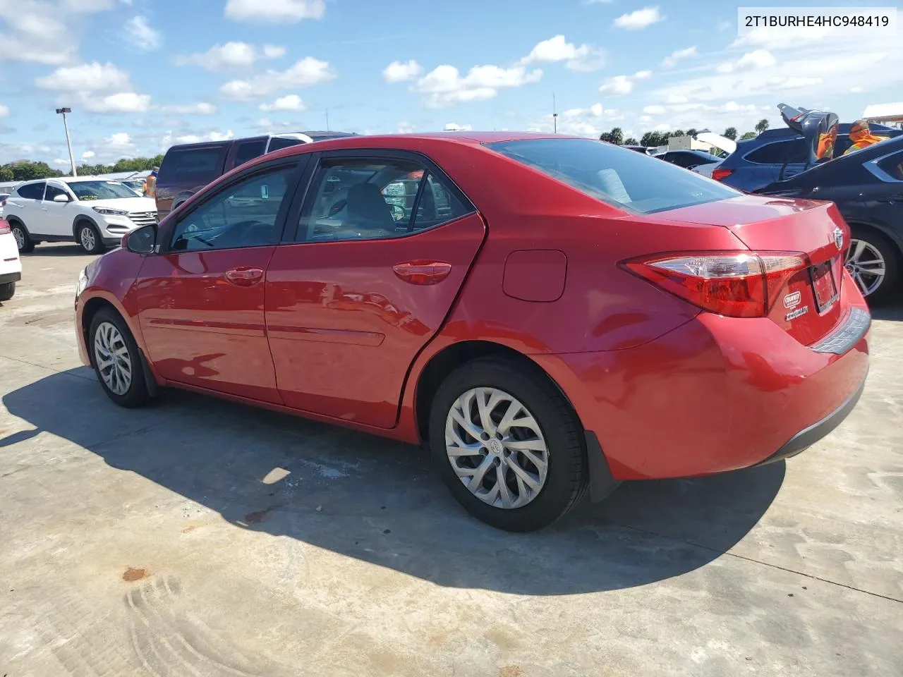 2017 Toyota Corolla L VIN: 2T1BURHE4HC948419 Lot: 73866474