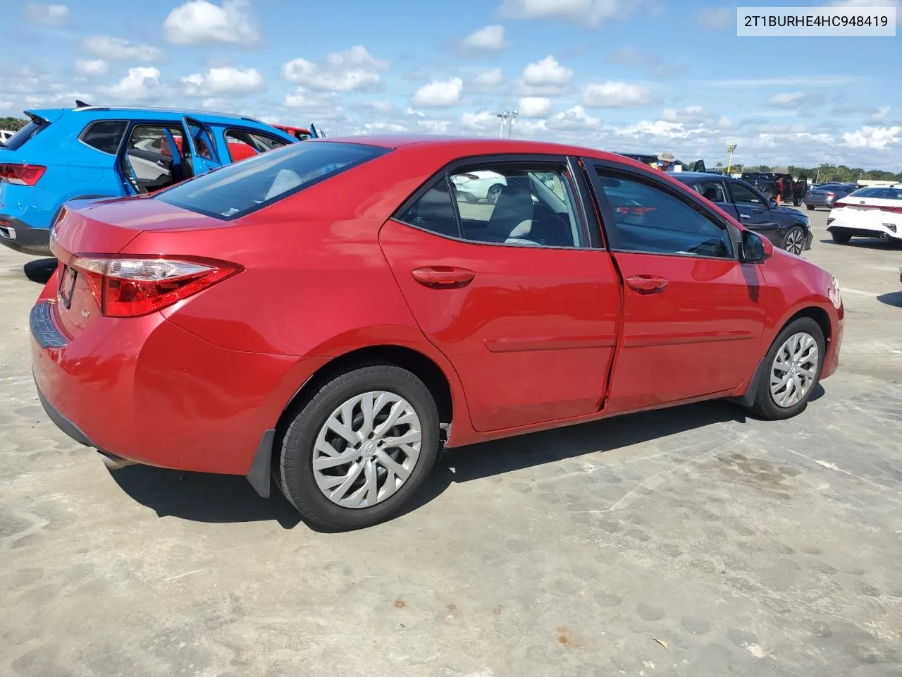 2017 Toyota Corolla L VIN: 2T1BURHE4HC948419 Lot: 73866474