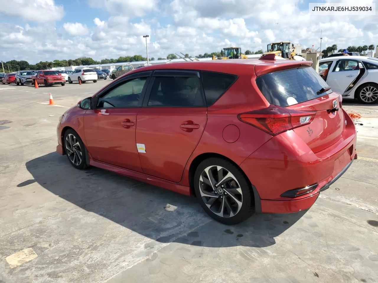 2017 Toyota Corolla Im VIN: JTNKARJE6HJ539034 Lot: 73868854