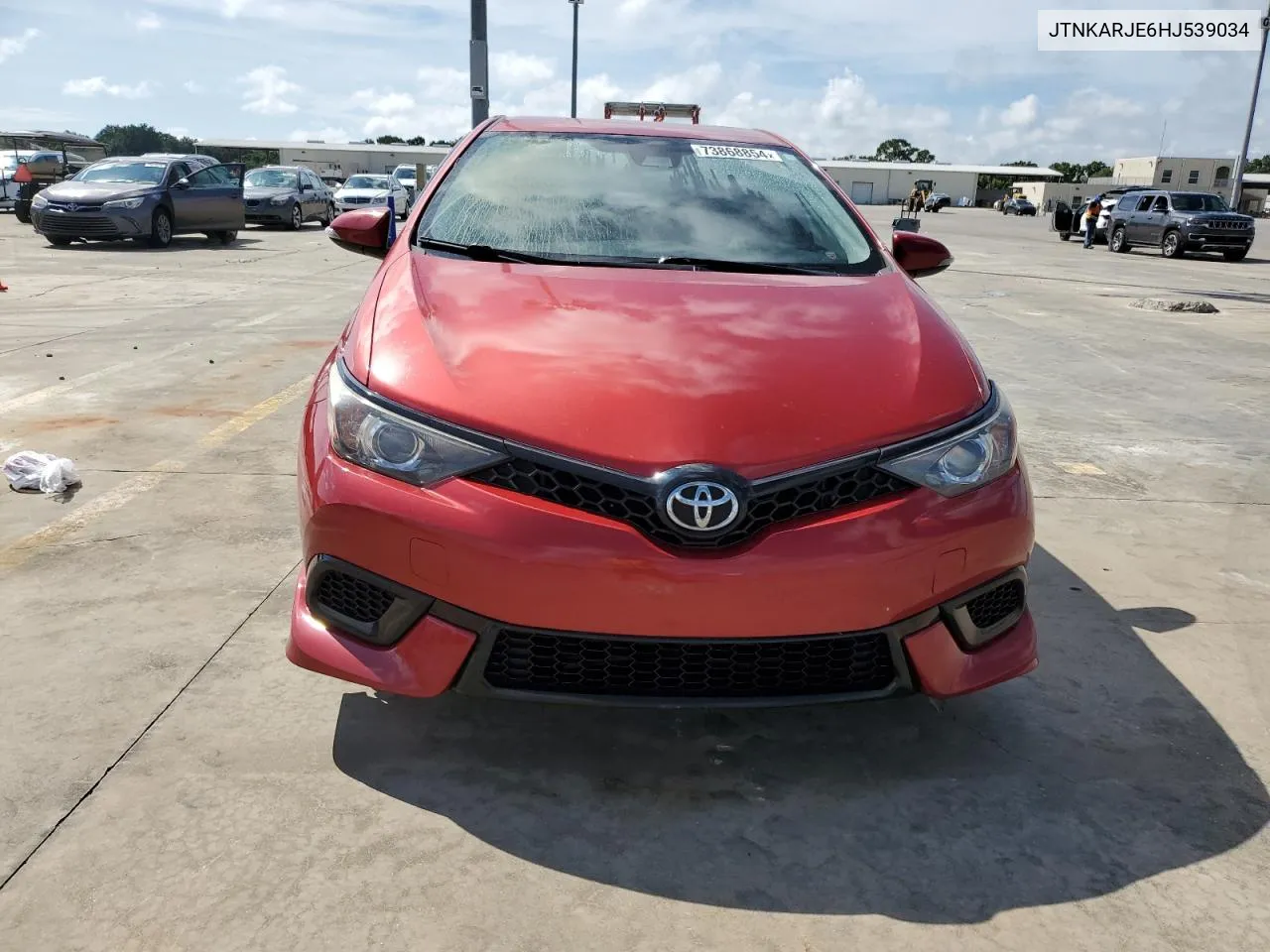 2017 Toyota Corolla Im VIN: JTNKARJE6HJ539034 Lot: 73868854