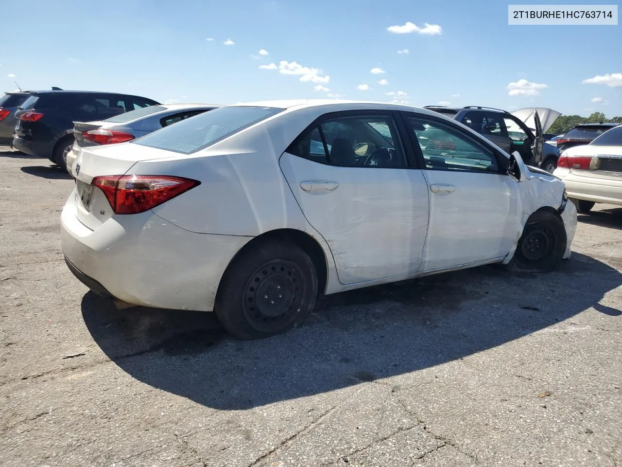 2017 Toyota Corolla L VIN: 2T1BURHE1HC763714 Lot: 74008994