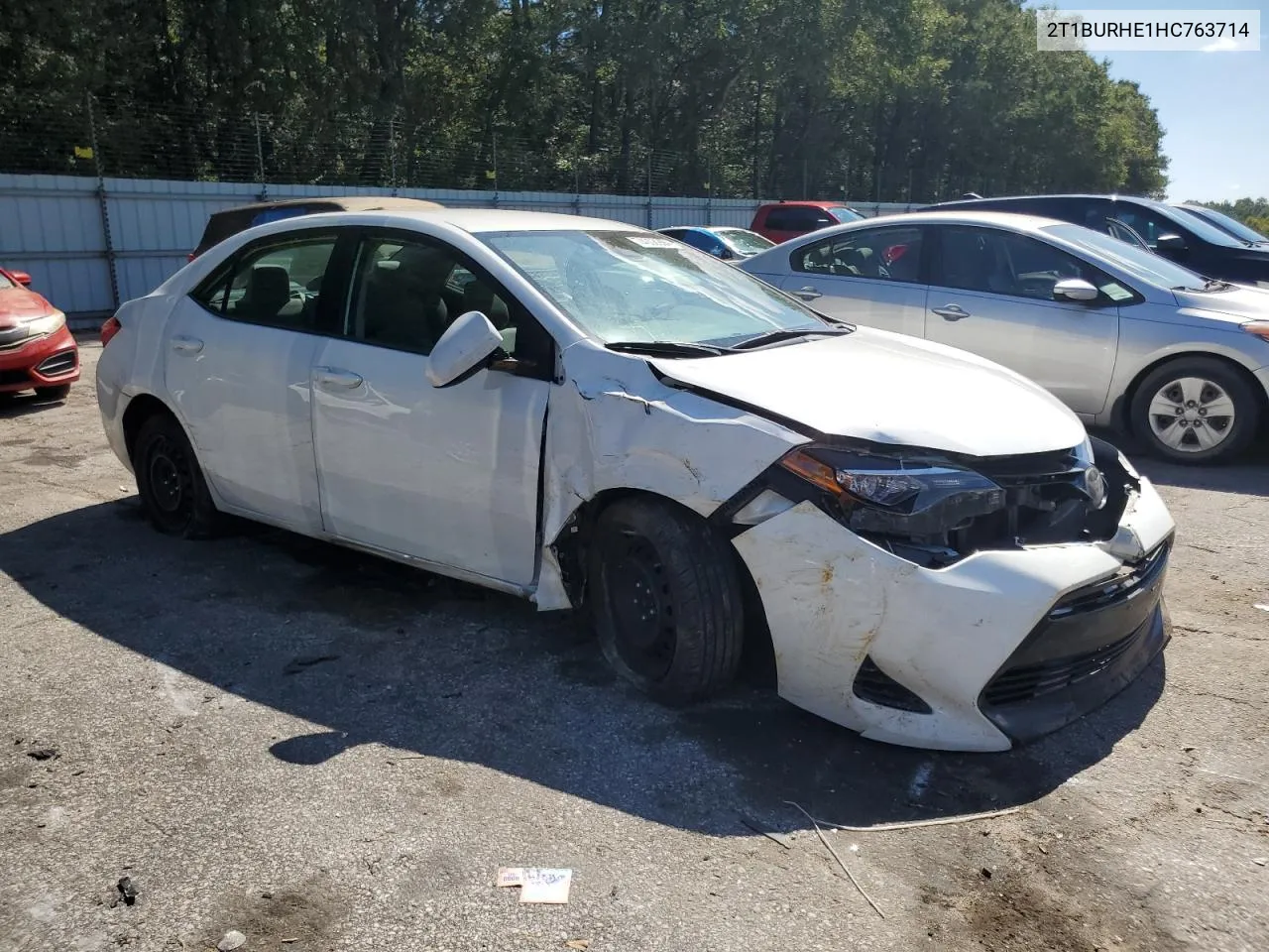 2017 Toyota Corolla L VIN: 2T1BURHE1HC763714 Lot: 74008994