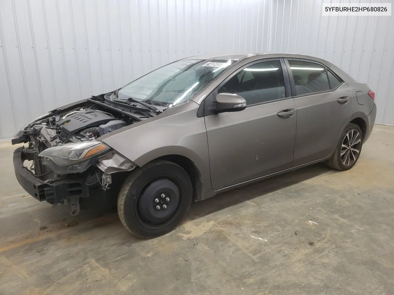 2017 Toyota Corolla L VIN: 5YFBURHE2HP680826 Lot: 74084574