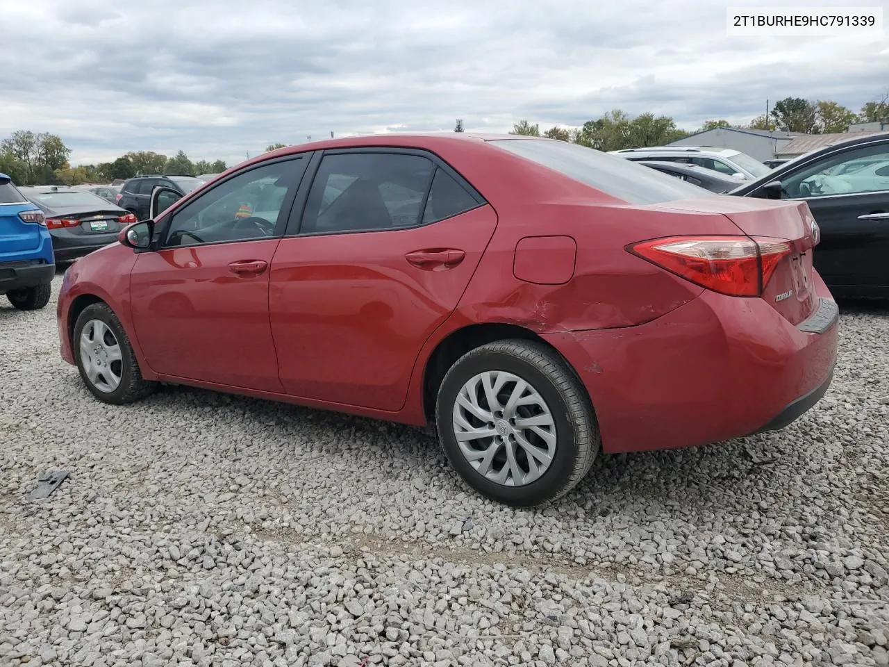 2017 Toyota Corolla L VIN: 2T1BURHE9HC791339 Lot: 74091754