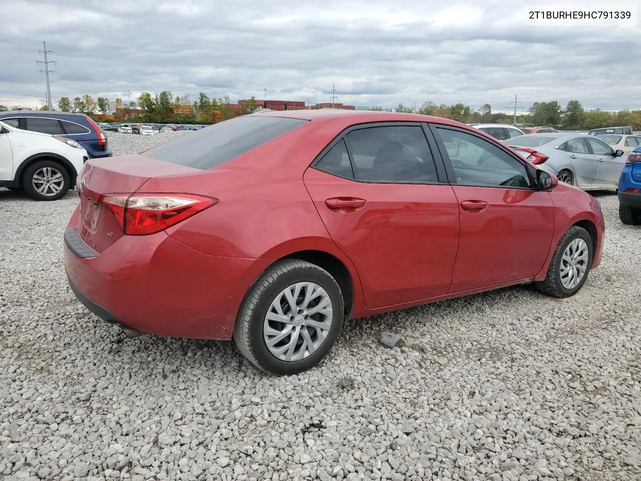 2017 Toyota Corolla L VIN: 2T1BURHE9HC791339 Lot: 74091754