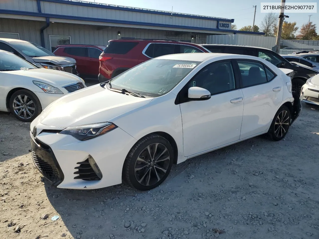 2017 Toyota Corolla L VIN: 2T1BURHE2HC907707 Lot: 74102824