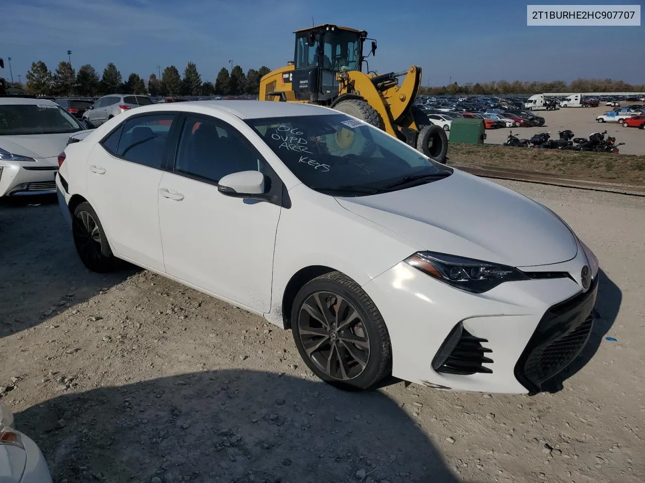 2017 Toyota Corolla L VIN: 2T1BURHE2HC907707 Lot: 74102824