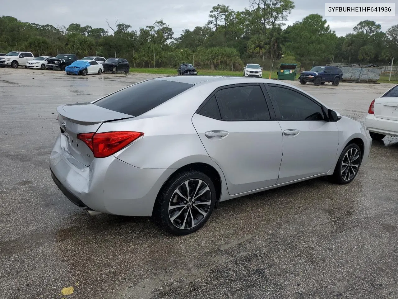 2017 Toyota Corolla L VIN: 5YFBURHE1HP641936 Lot: 74199524