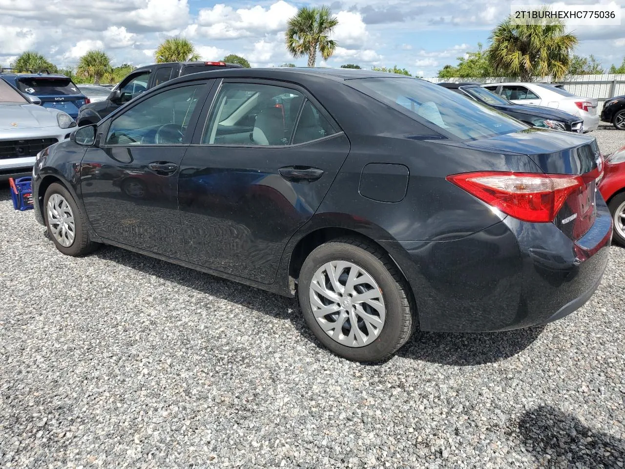 2017 Toyota Corolla L VIN: 2T1BURHEXHC775036 Lot: 74579484