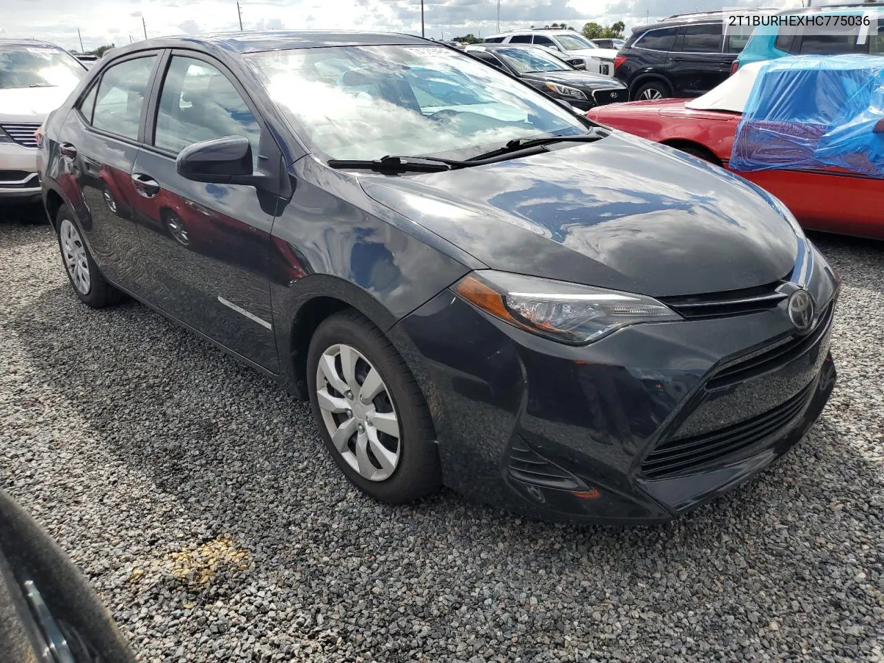 2017 Toyota Corolla L VIN: 2T1BURHEXHC775036 Lot: 74579484