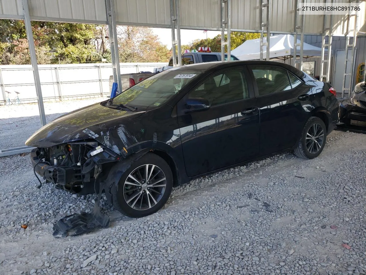 2017 Toyota Corolla L VIN: 2T1BURHE8HC891786 Lot: 74767914