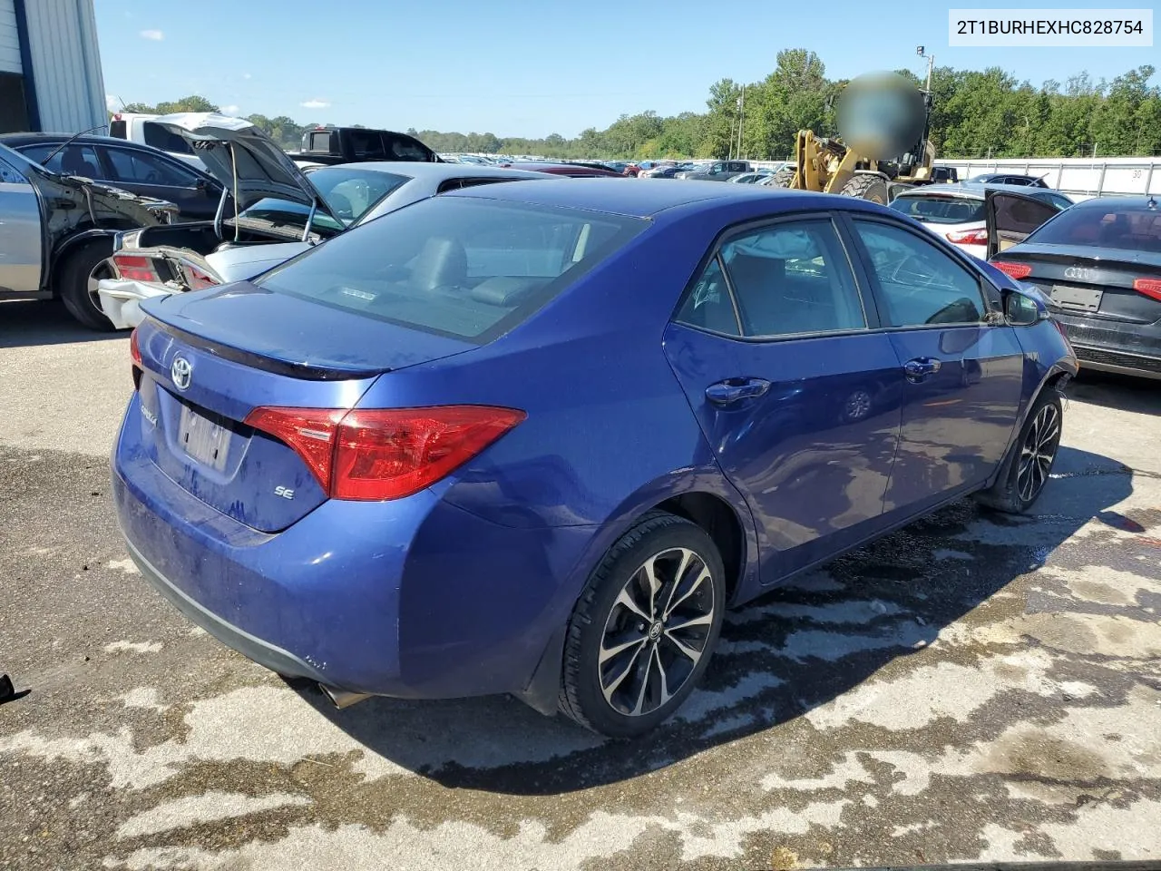 2017 Toyota Corolla L VIN: 2T1BURHEXHC828754 Lot: 74933224