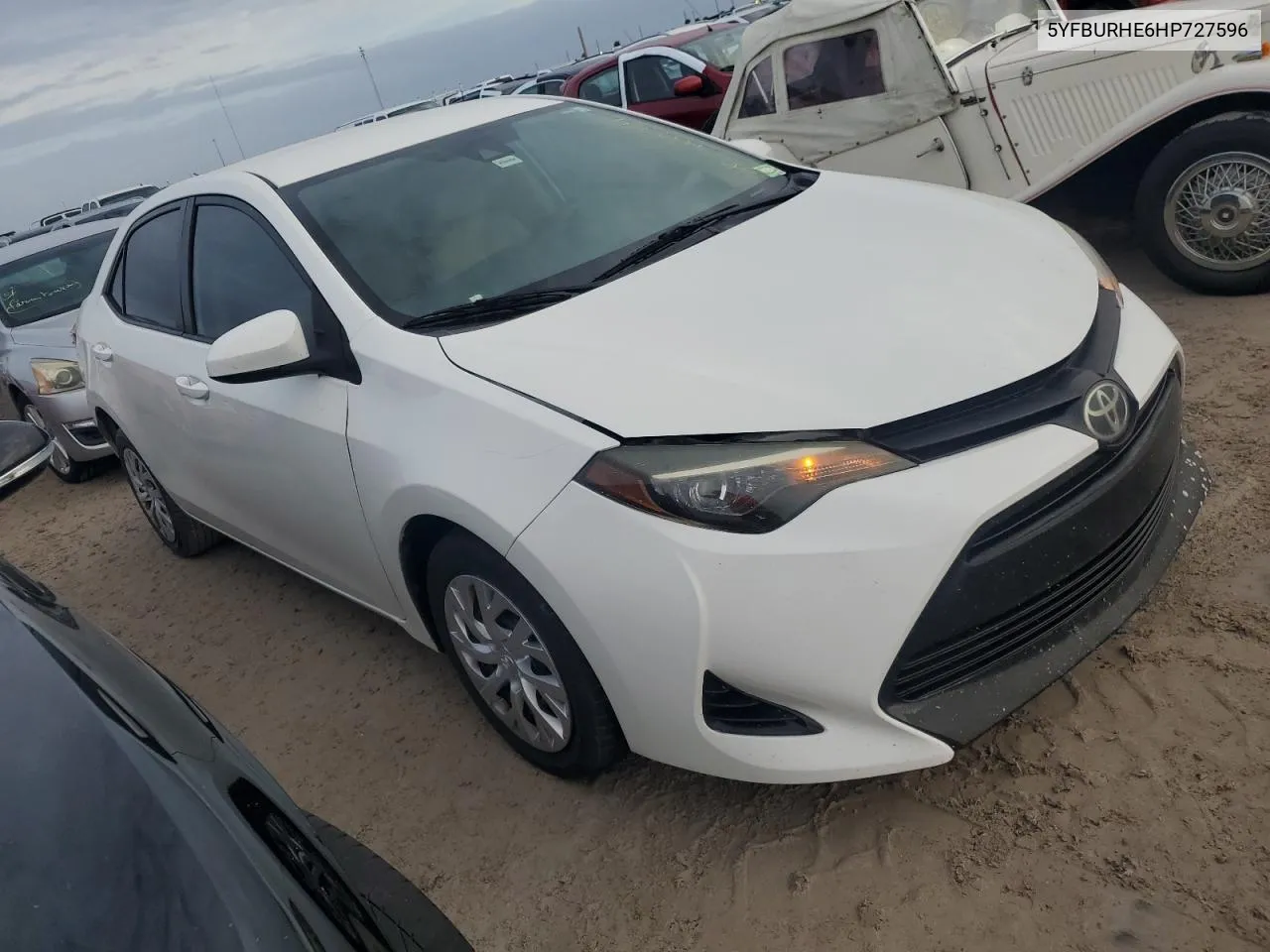 2017 Toyota Corolla L VIN: 5YFBURHE6HP727596 Lot: 74971704