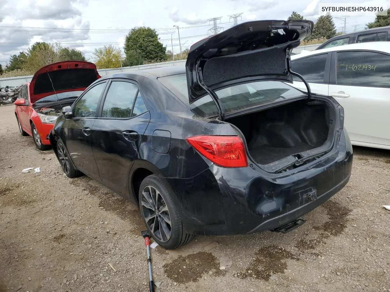 5YFBURHE5HP643916 2017 Toyota Corolla L