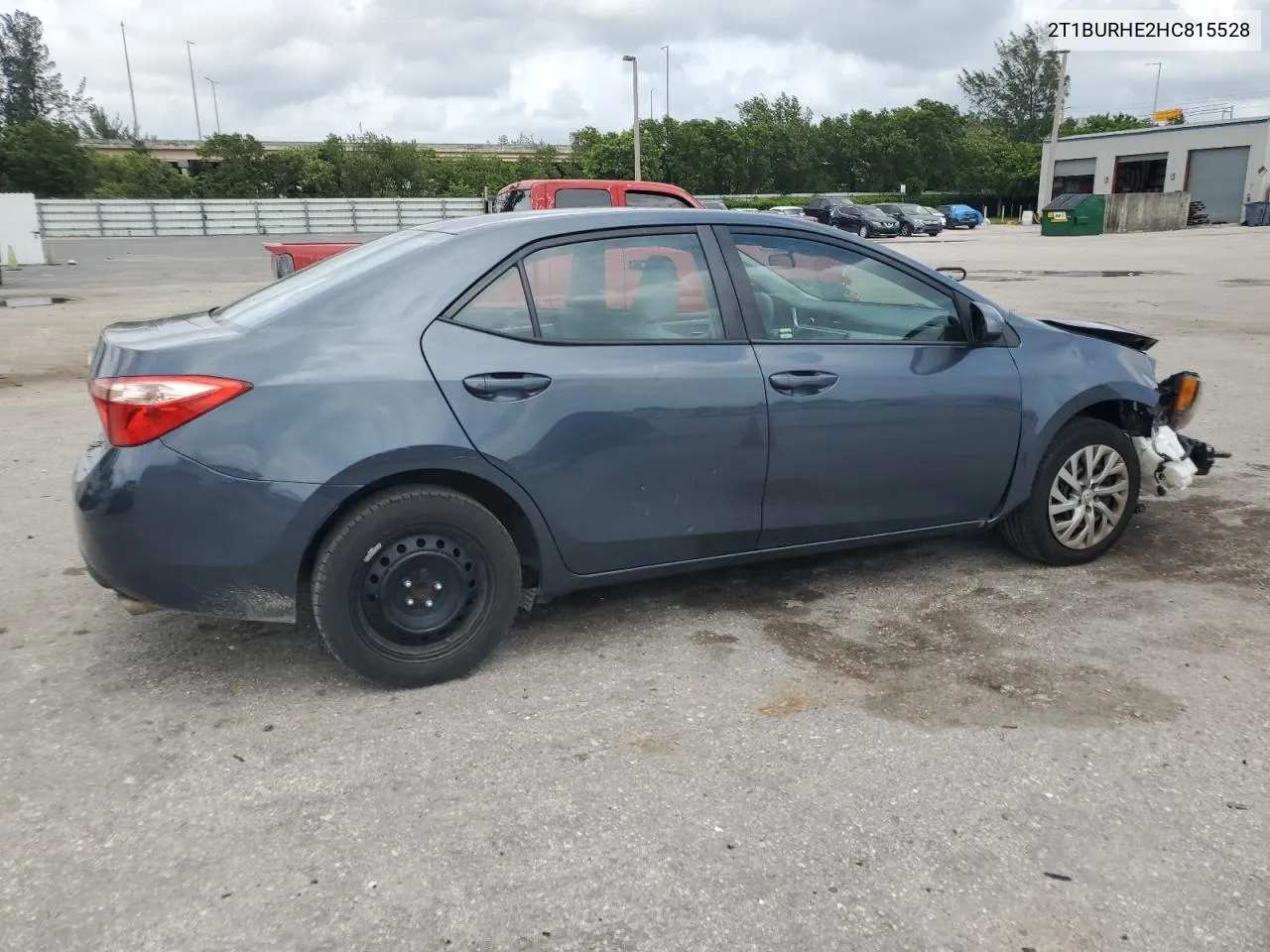 2017 Toyota Corolla L VIN: 2T1BURHE2HC815528 Lot: 75110114