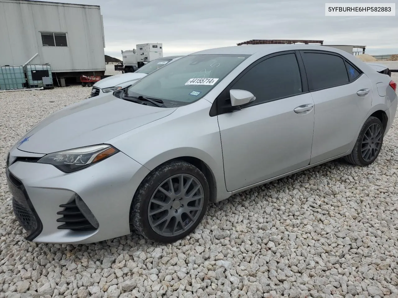 2017 Toyota Corolla L VIN: 5YFBURHE6HP582883 Lot: 75221724