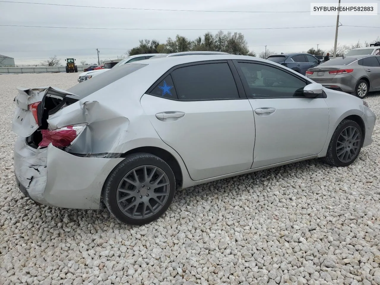 2017 Toyota Corolla L VIN: 5YFBURHE6HP582883 Lot: 75221724