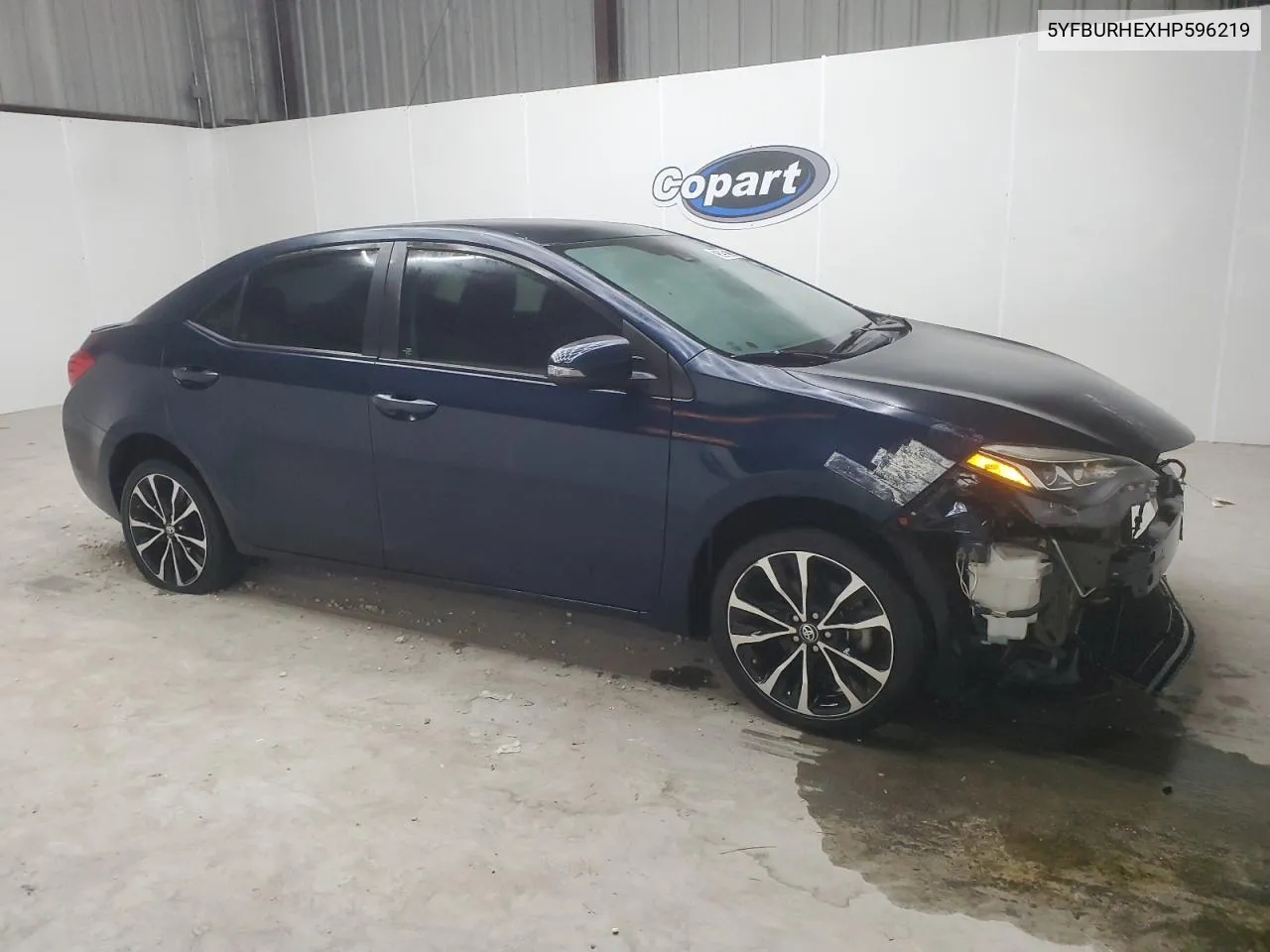 2017 Toyota Corolla L VIN: 5YFBURHEXHP596219 Lot: 75292764