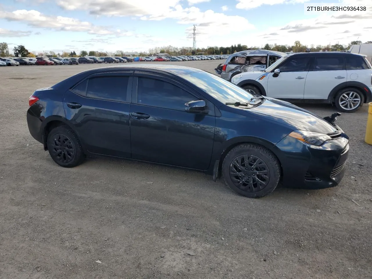 2017 Toyota Corolla L VIN: 2T1BURHE3HC936438 Lot: 75347164