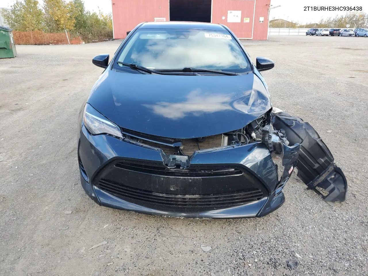 2017 Toyota Corolla L VIN: 2T1BURHE3HC936438 Lot: 75347164