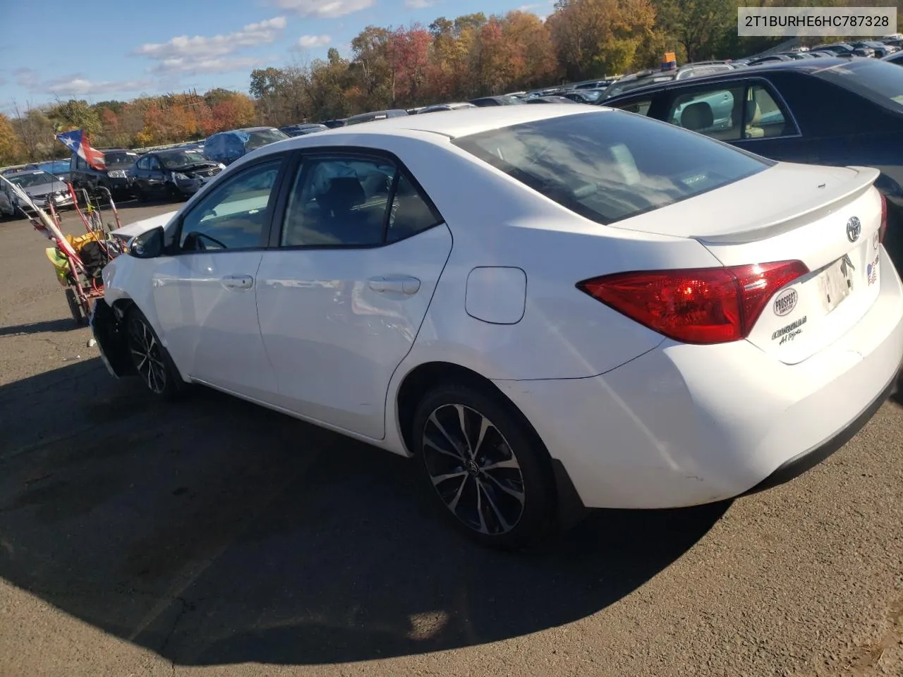 2017 Toyota Corolla L VIN: 2T1BURHE6HC787328 Lot: 75622494